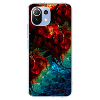 Picasee silikonski prozorni ovitek za Xiaomi 11 Lite 5G NE - Universe