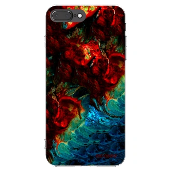 Picasee silikonski prozorni ovitek za Apple iPhone 7 Plus - Universe
