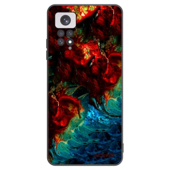 Picasee silikonski črni ovitek za Xiaomi Redmi Note 11 - Universe