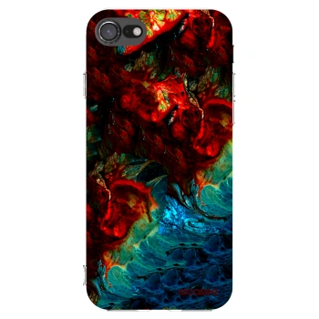 Picasee silikonski prozorni ovitek za Apple iPhone SE 2022 - Universe