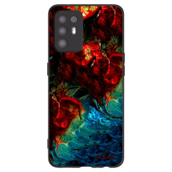 Picasee silikonski črni ovitek za OPPO A94 5G - Universe