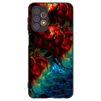 Picasee silikonski črni ovitek za Samsung Galaxy A23 A235F 4G - Universe