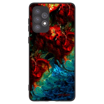 Picasee silikonski črni ovitek za Samsung Galaxy A73 5G - Universe