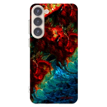 Picasee silikonski prozorni ovitek za Samsung Galaxy S23+ 5G - Universe