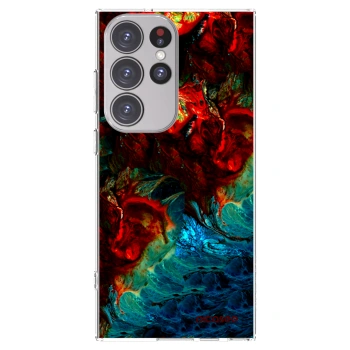 Picasee silikonski prozorni ovitek za Samsung Galaxy S23 Ultra 5G - Universe