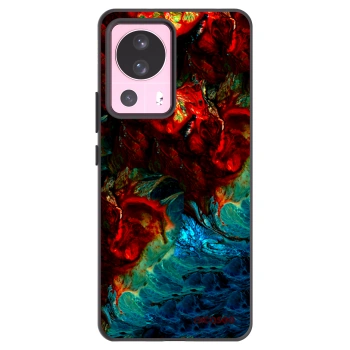 Picasee silikonski črni ovitek za Xiaomi 13 Lite - Universe