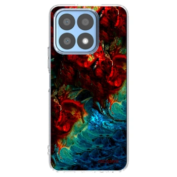 Picasee silikonski prozorni ovitek za Honor X8a - Universe