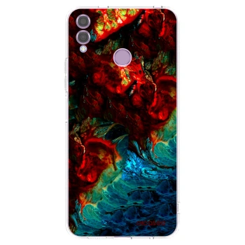 Picasee silikonski prozorni ovitek za Honor 8X - Universe