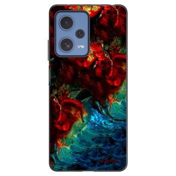 Picasee silikonski črni ovitek za Xiaomi Redmi Note 12 Pro 5G - Universe