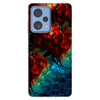 Picasee silikonski prozorni ovitek za Xiaomi Redmi Note 12 Pro 5G - Universe