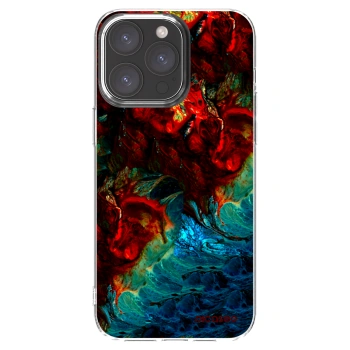 Picasee silikonski prozorni ovitek za Apple iPhone 15 Pro Max - Universe