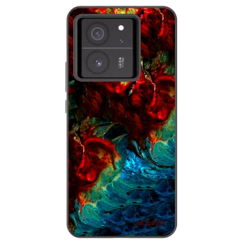Picasee silikonski črni ovitek za Xiaomi 13T Pro - Universe