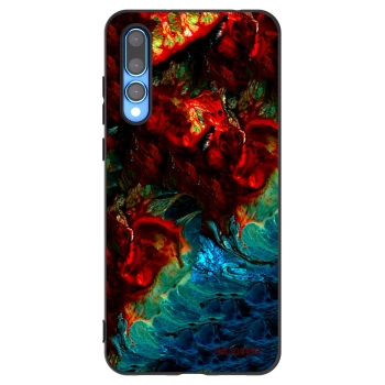 Picasee silikonski črni ovitek za Huawei P20 Pro - Universe