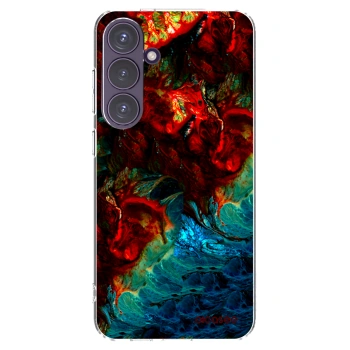 Picasee silikonski prozorni ovitek za Samsung Galaxy S24+ S926B 5G - Universe