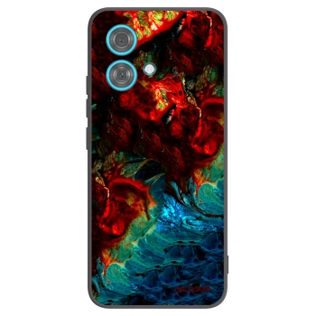 Picasee silikonski črni ovitek za Motorola Edge 40 Neo - Universe