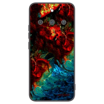 Picasee silikonski črni ovitek za Realme 11 Pro+ - Universe