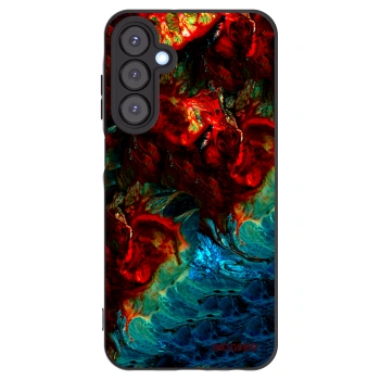 Picasee silikonski črni ovitek za Samsung Galaxy A25 A256B 5G - Universe
