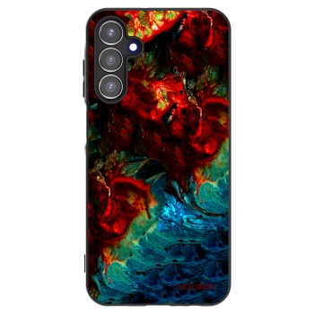 Picasee silikonski črni ovitek za Samsung Galaxy A15 A155F 4G - Universe