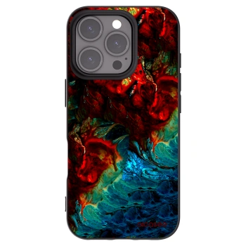 Picasee silikonski črni ovitek za Apple iPhone 16 Pro - Universe