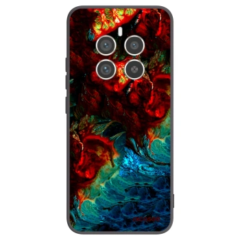 Picasee silikonski črni ovitek za Realme 12 Pro 5G - Universe