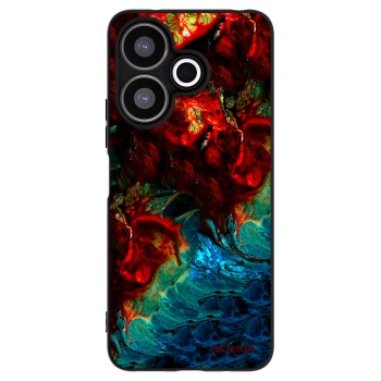 Picasee silikonski črni ovitek za Xiaomi Redmi 13 4G - Universe