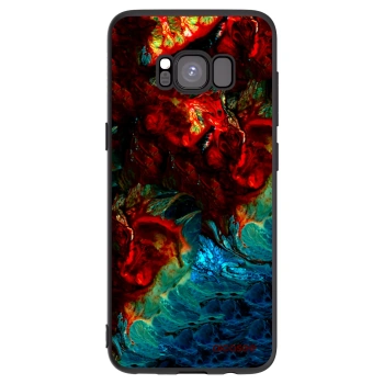 Picasee silikonski črni ovitek za Samsung Galaxy S8 G950F - Universe