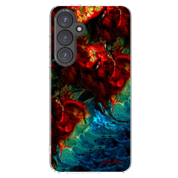 Picasee silikonski prozorni ovitek za Samsung Galaxy S24 FE S721B - Universe