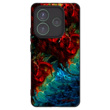 Picasee silikonski črni ovitek za Xiaomi Redmi Note 14 5G - Universe