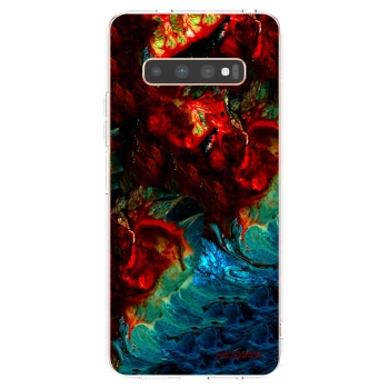 Picasee silikonski prozorni ovitek za Samsung Galaxy S10 Plus G975 - Universe