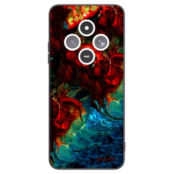 Picasee silikonski črni ovitek za Xiaomi Redmi 14C - Universe