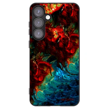 Picasee silikonski črni ovitek za Samsung Galaxy S25+ 5G - Universe