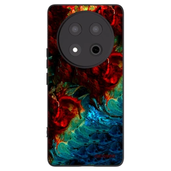 Picasee silikonski črni ovitek za Honor Magic7 Lite 5G - Universe