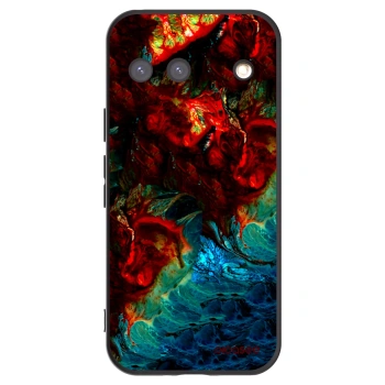 Picasee silikonski črni ovitek za Google Pixel 9 - Universe