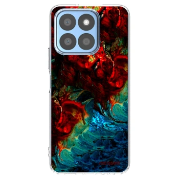 Picasee silikonski prozorni ovitek za Honor X8c - Universe