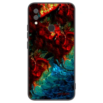 Picasee silikonski črni ovitek za Xiaomi Redmi Note 7 - Universe