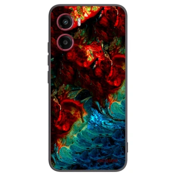 Picasee silikonski črni ovitek za Motorola Moto G05 - Universe