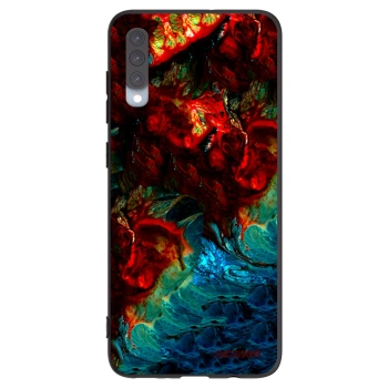 Picasee silikonski črni ovitek za Samsung Galaxy A70 A705F - Universe