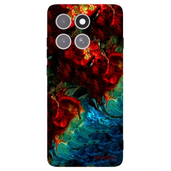 Picasee silikonski črni ovitek za Motorola Edge 60 Pro - Universe