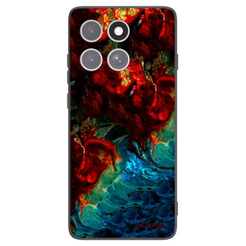 Picasee silikonski črni ovitek za Motorola Edge 60 Fusion - Universe