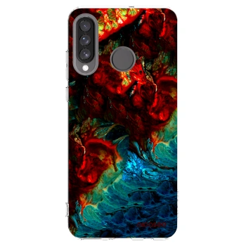 Picasee silikonski prozorni ovitek za Huawei P30 Lite - Universe