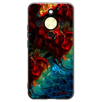 Picasee silikonski črni ovitek za Honor Magic8 Lite 5G - Universe