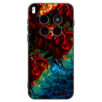 Picasee silikonski črni ovitek za Vivo X300 Pro - Universe