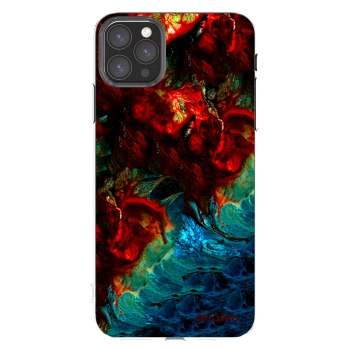 Picasee silikonski prozorni ovitek za Apple iPhone 11 Pro Max - Universe