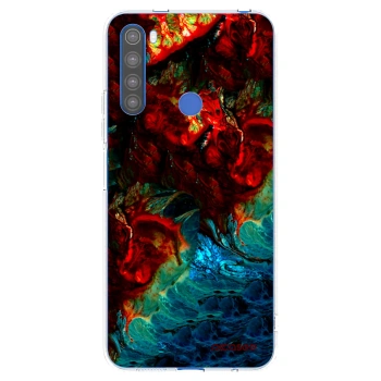Picasee silikonski prozorni ovitek za Xiaomi Redmi Note 8T - Universe