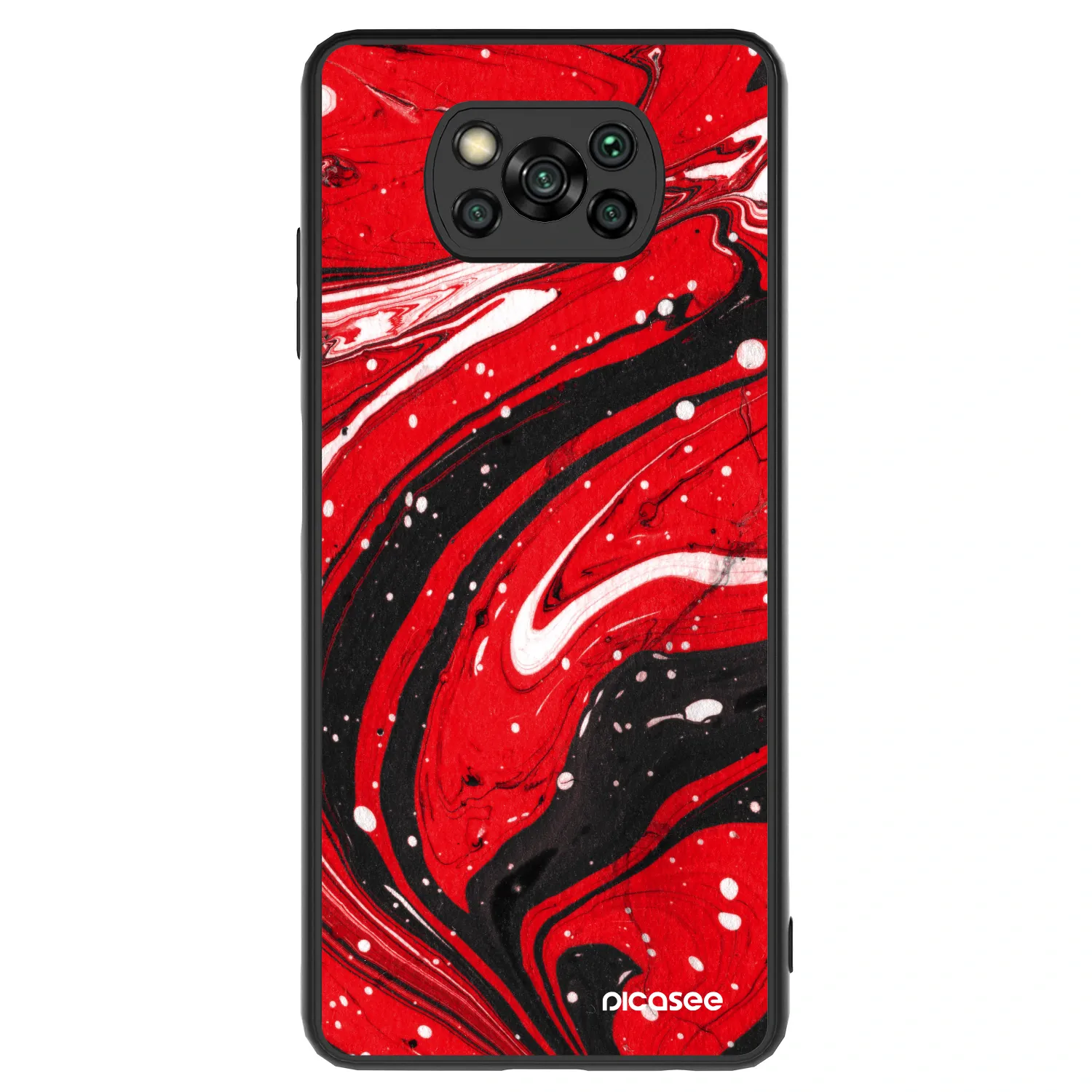 Picasee ULTIMATE CASE za Xiaomi Poco X3 - Red black