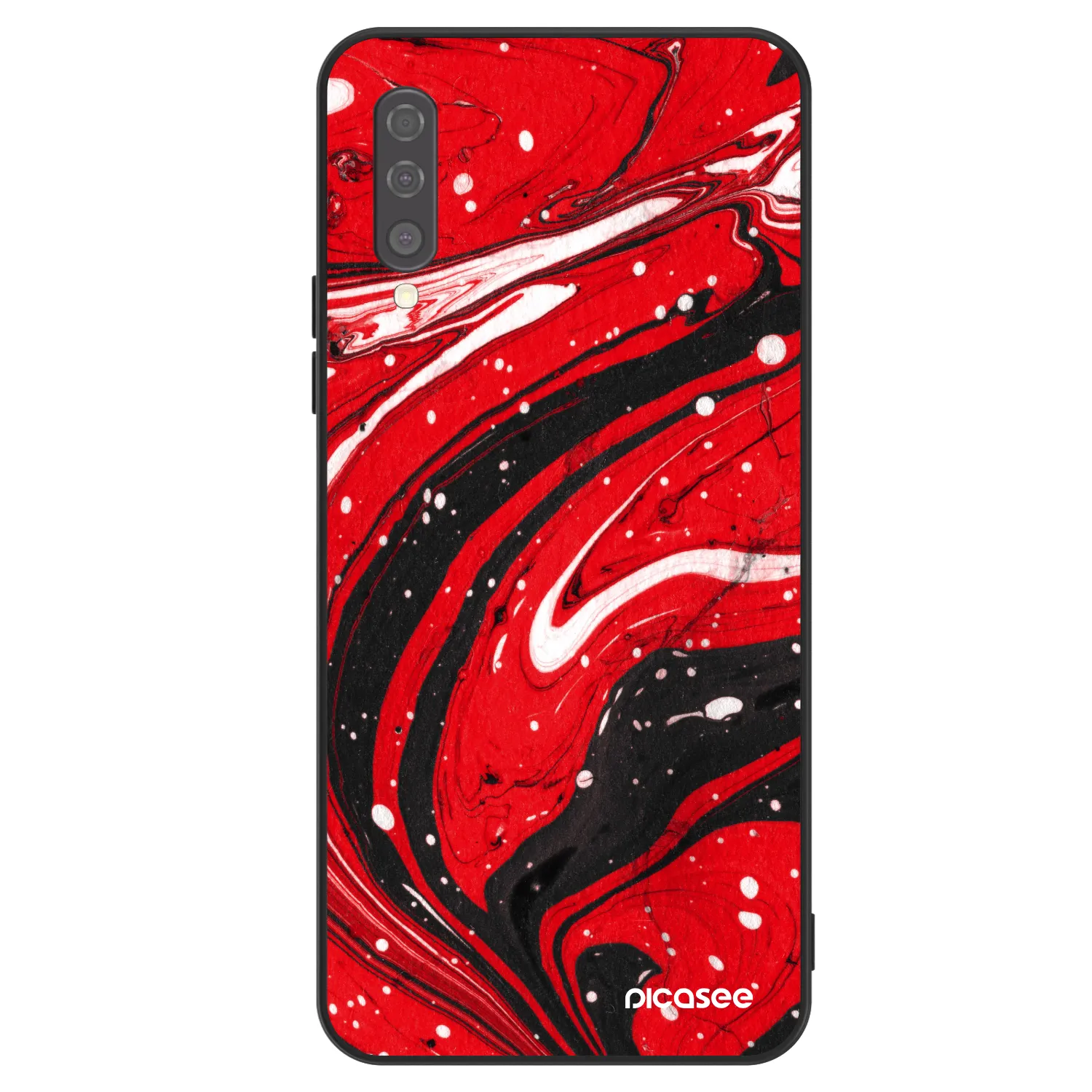 Picasee ULTIMATE CASE za Samsung Galaxy A50 A505F - Red black