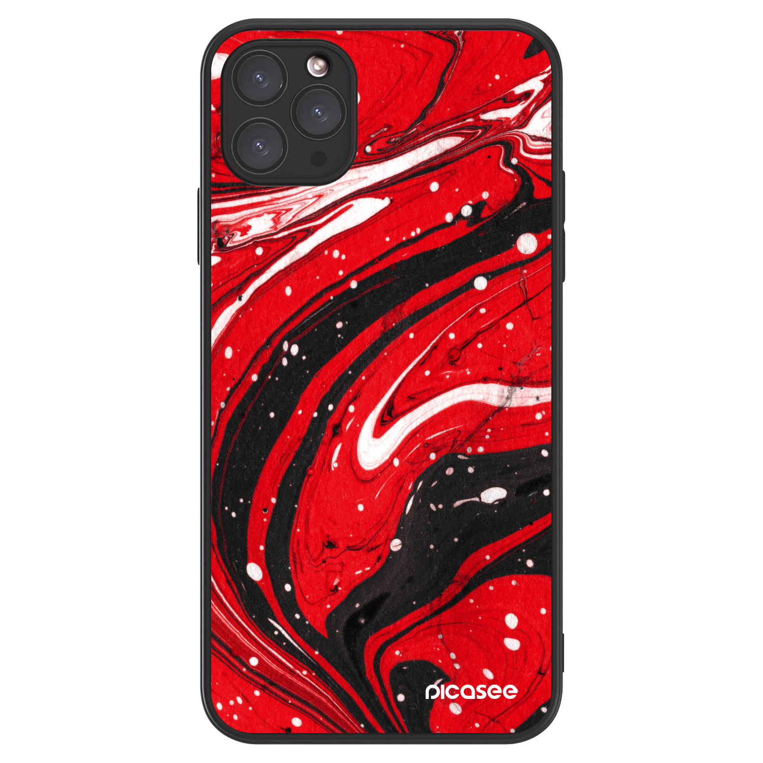 Picasee ULTIMATE CASE za Apple iPhone 11 Pro Max - Red black