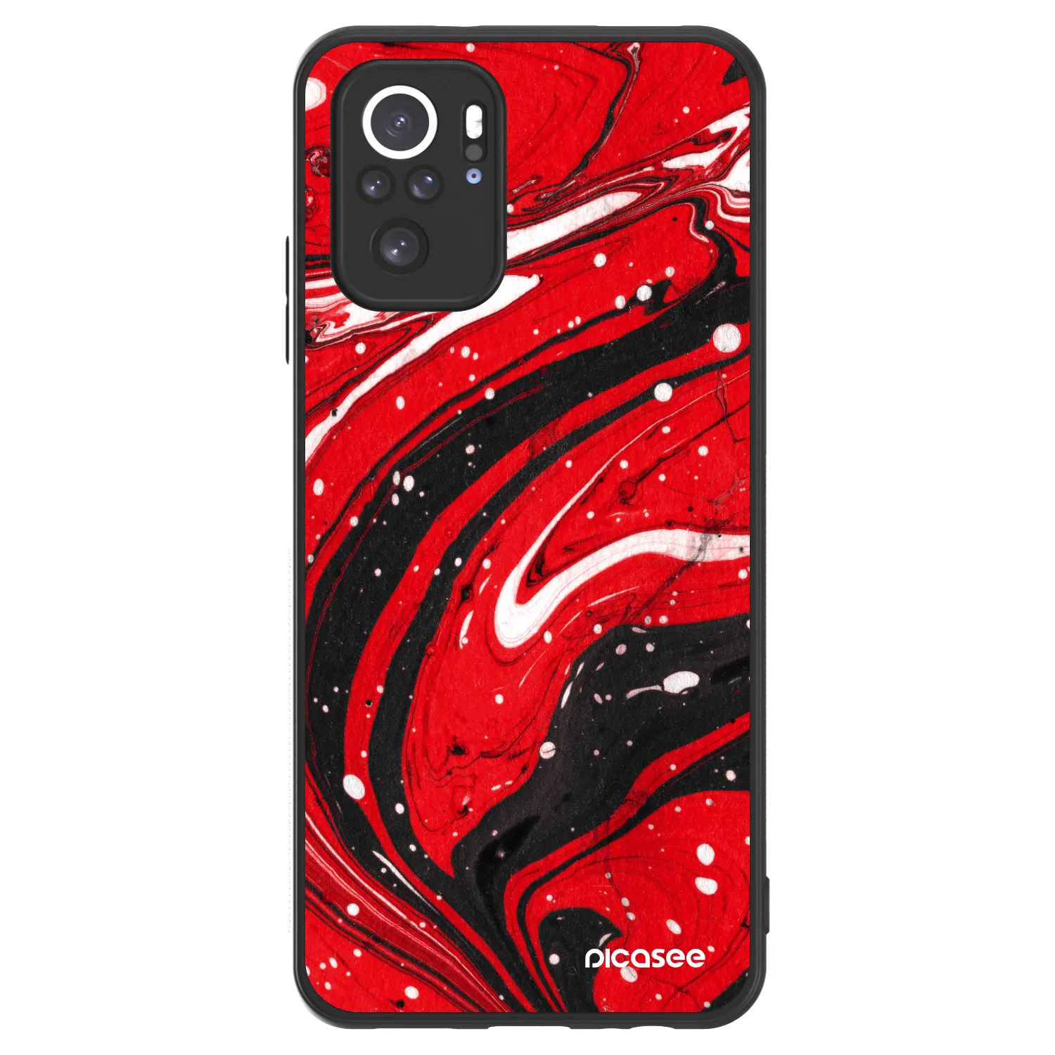 Picasee ULTIMATE CASE za Xiaomi Redmi Note 10 - Red black