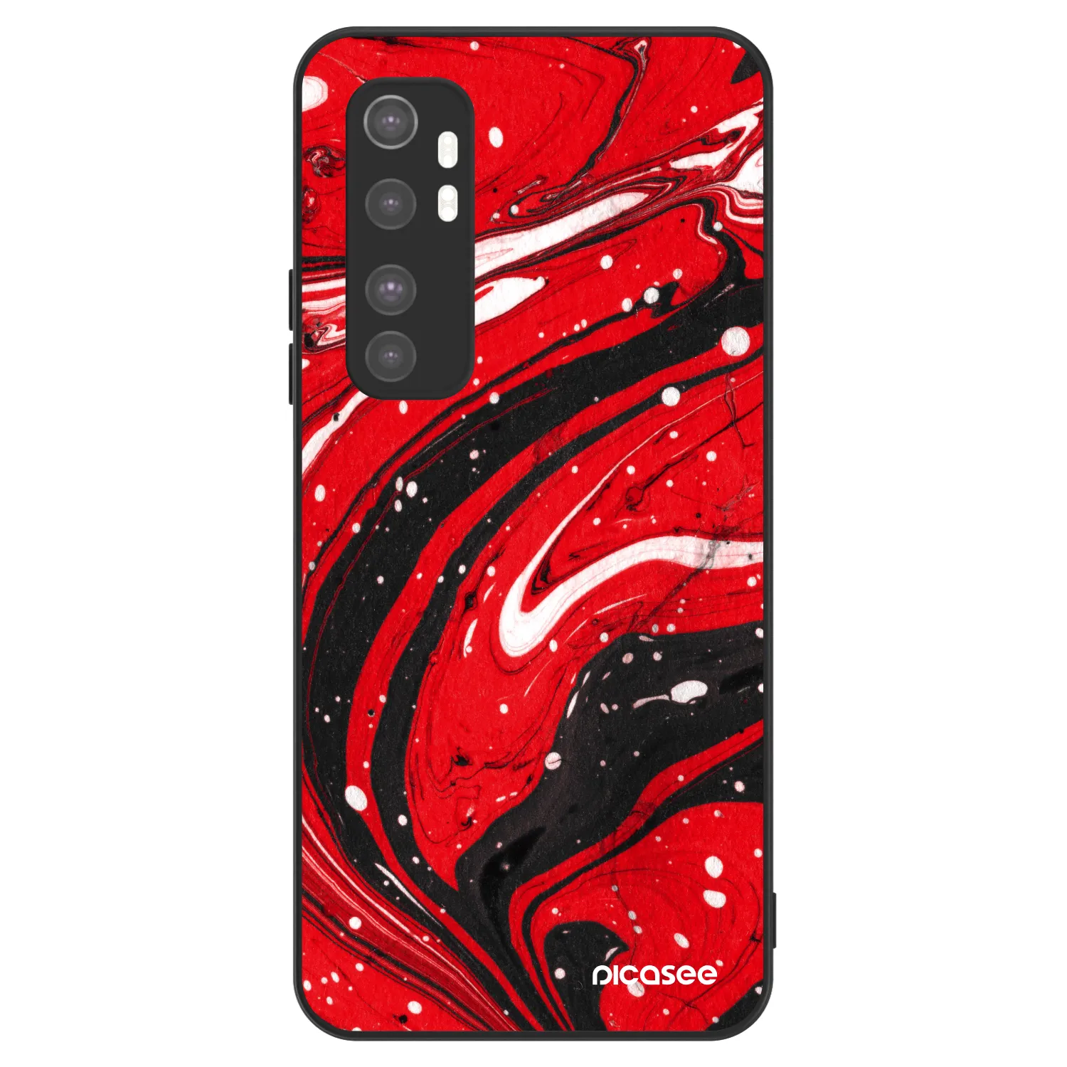 Picasee ULTIMATE CASE za Xiaomi Mi Note 10 Lite - Red black