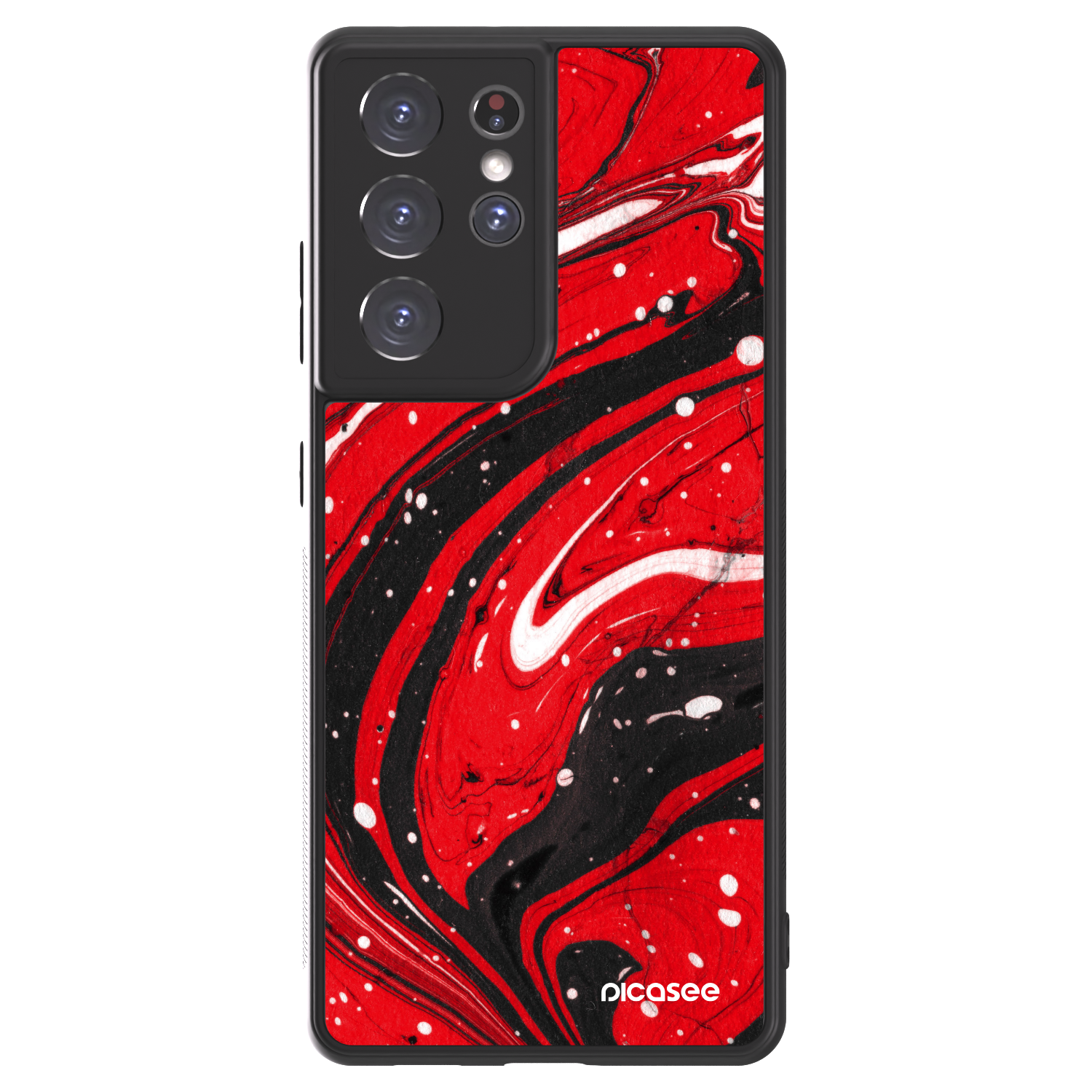 Picasee ULTIMATE CASE za Samsung Galaxy S21 Ultra 5G G998B - Red black